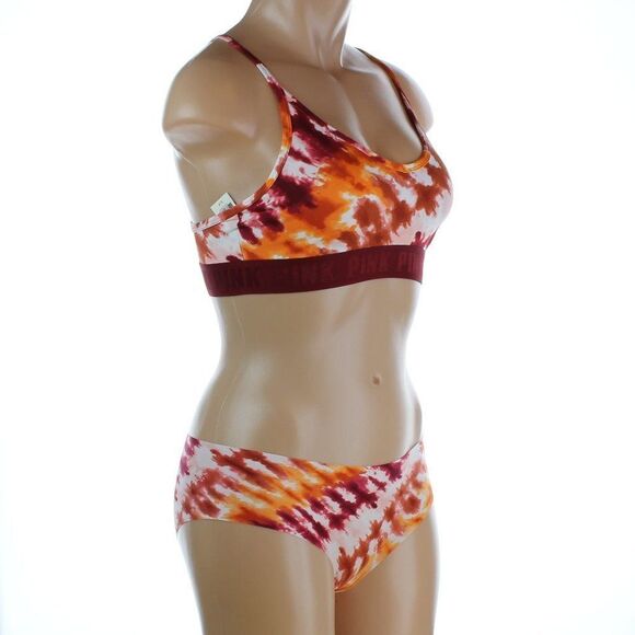 Pink Victoria’s Secret Sports bra Pantie Lot NWT - Picture 8 of 9